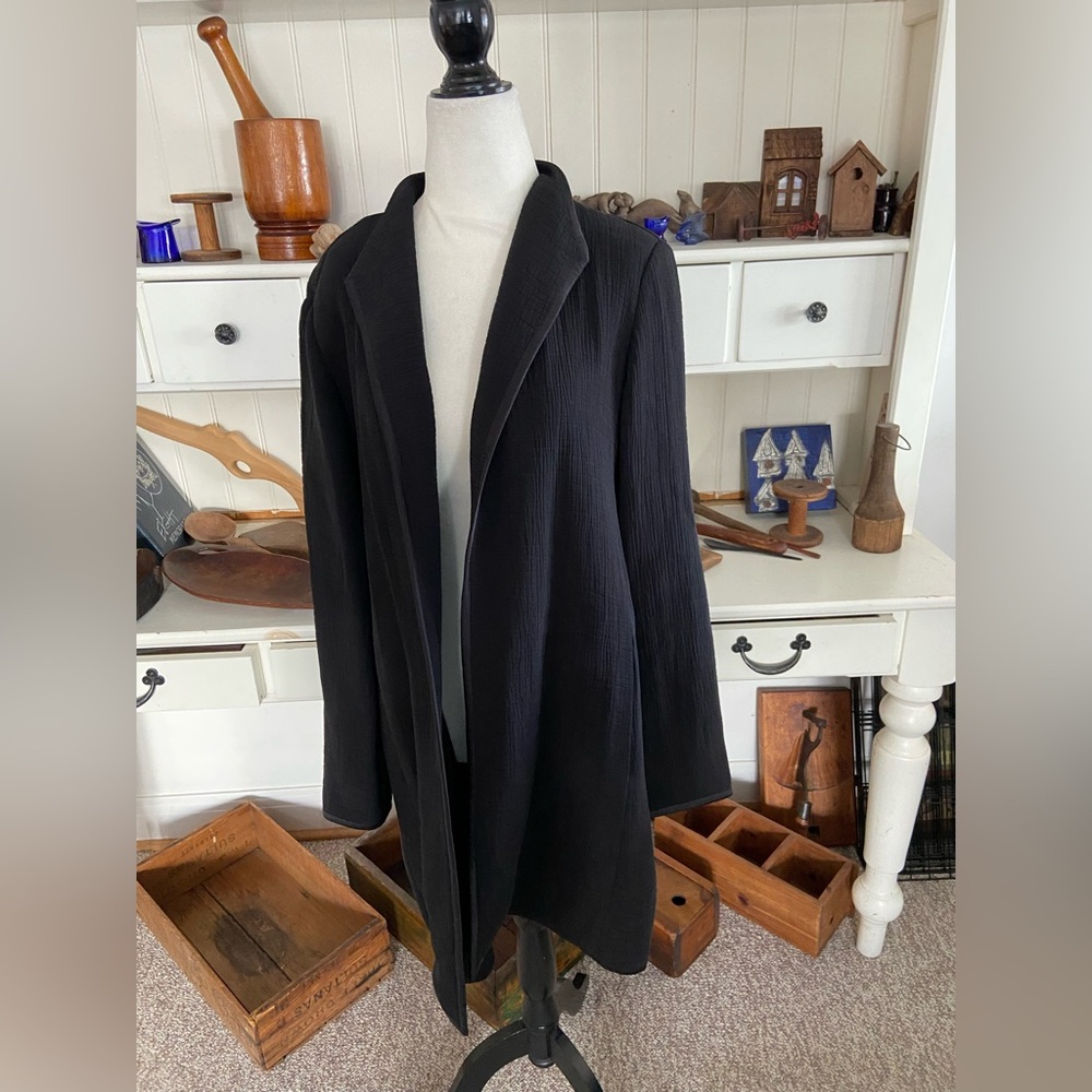 Eileen Fisher Black Cardigan Sweater